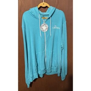 NWT Chosen Against the Current Full Zip Teal Hoodie Sweatshirt Sz 3X NEW GTub32